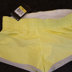 Nike drive fit running shorts neon yellow!